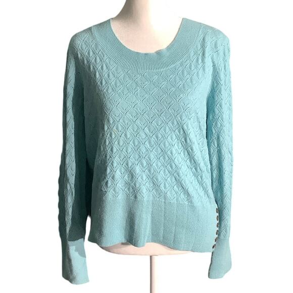 Pendleton Women’s Teal 100% Cashmere Sweater Size M – Luxe, Soft, Elegant - Picture 1 of 6